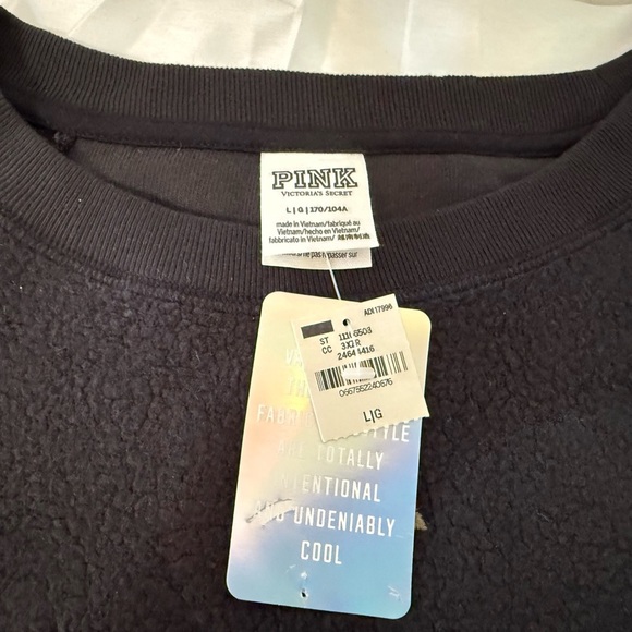 NWT Victoria’s Secret Black Sweater and Pants Set with Red Accents - Picture 3 of 9